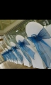 Teal blue organza,Park Inn St helens