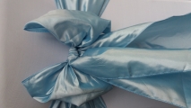 Sky blue tafetta