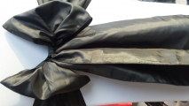 Black tafetta